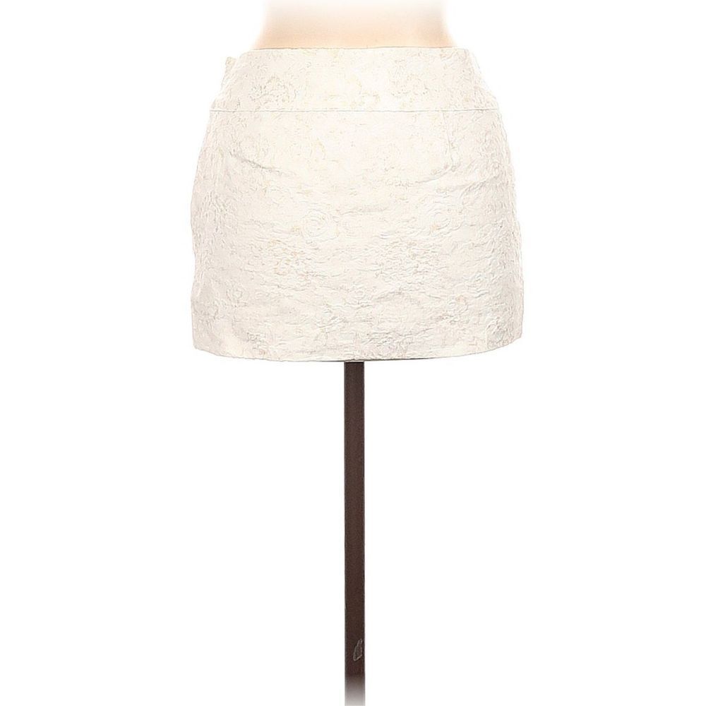 Abercrombie & Fitch Womens Rosebud Brocade Mini Skirt 6 Guilded Coquette